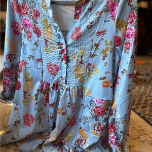Floral Print Women's Top